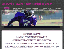 Tablet Screenshot of emeryvilleravens.weebly.com
