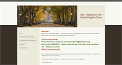 Desktop Screenshot of forguson.weebly.com
