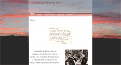 Desktop Screenshot of corinthianweddingduo.weebly.com