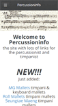 Mobile Screenshot of percussioninfo.weebly.com