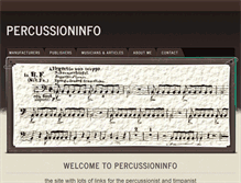 Tablet Screenshot of percussioninfo.weebly.com
