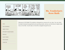 Tablet Screenshot of 8100math.weebly.com