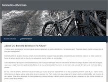 Tablet Screenshot of bicicletaselectricas.weebly.com
