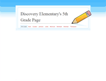 Tablet Screenshot of discovery5.weebly.com