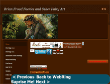 Tablet Screenshot of brianfroudfaeries.weebly.com