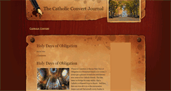 Desktop Screenshot of catholicconvert.weebly.com