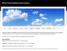 Tablet Screenshot of epmssports.weebly.com
