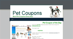 Desktop Screenshot of petcoupons.weebly.com