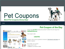 Tablet Screenshot of petcoupons.weebly.com