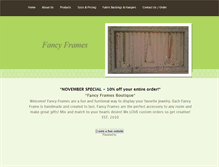 Tablet Screenshot of fancyframes.weebly.com