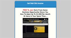 Desktop Screenshot of getpaidclickincomefree.weebly.com