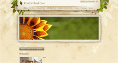 Desktop Screenshot of kristischildcare.weebly.com