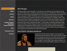 Tablet Screenshot of officialmattmorgan.weebly.com