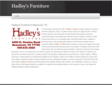 Tablet Screenshot of hadleysfurniture.weebly.com