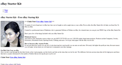 Desktop Screenshot of ebay-starter-kit.weebly.com