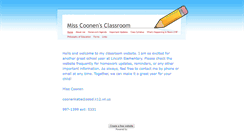 Desktop Screenshot of misscoonen.weebly.com