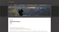 Desktop Screenshot of eportfoliobaker.weebly.com