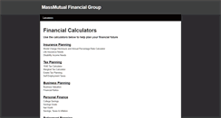 Desktop Screenshot of massmutual.weebly.com