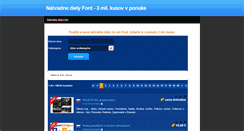 Desktop Screenshot of nahradne-diely-ford.weebly.com
