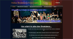 Desktop Screenshot of breakdance-info.weebly.com