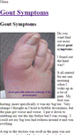 Mobile Screenshot of gout-symptoms.weebly.com