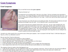 Tablet Screenshot of gout-symptoms.weebly.com