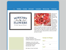 Tablet Screenshot of morichesflowers.weebly.com