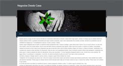 Desktop Screenshot of negociosdesdecasa.weebly.com