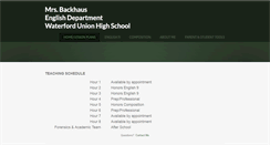 Desktop Screenshot of mrsbackhaus.weebly.com