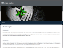 Tablet Screenshot of 454crateengine.weebly.com