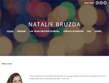 Tablet Screenshot of nataliebruzda.weebly.com