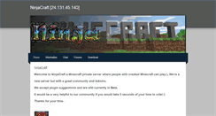 Desktop Screenshot of ninjahcraft.weebly.com