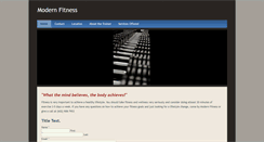 Desktop Screenshot of modernfitnessprofessionals.weebly.com