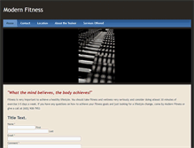 Tablet Screenshot of modernfitnessprofessionals.weebly.com