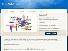 Tablet Screenshot of mrsveld.weebly.com