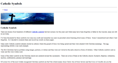 Desktop Screenshot of catholicsymbols.weebly.com