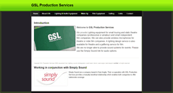 Desktop Screenshot of gslproductionservices.weebly.com