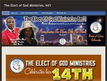 Tablet Screenshot of electofgodministries.weebly.com