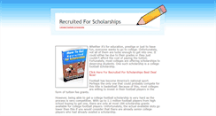Desktop Screenshot of college-football-scholarship.weebly.com