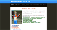 Desktop Screenshot of marshalconstruction.weebly.com