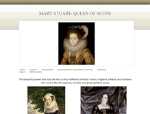 Tablet Screenshot of marystuart.weebly.com