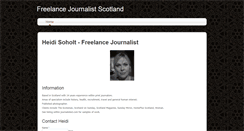 Desktop Screenshot of freelancejournalistscotland.weebly.com