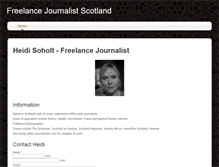 Tablet Screenshot of freelancejournalistscotland.weebly.com