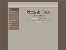 Tablet Screenshot of pizzaandprose.weebly.com