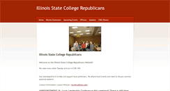 Desktop Screenshot of isucollegerepublicans.weebly.com