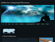 Tablet Screenshot of addictionintegratedrecovery.weebly.com