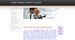 Desktop Screenshot of comehome2earnonline.weebly.com