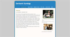 Desktop Screenshot of denbankgundogs.weebly.com