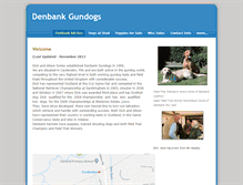 Tablet Screenshot of denbankgundogs.weebly.com