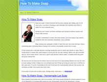 Tablet Screenshot of how-to-make-soap.weebly.com